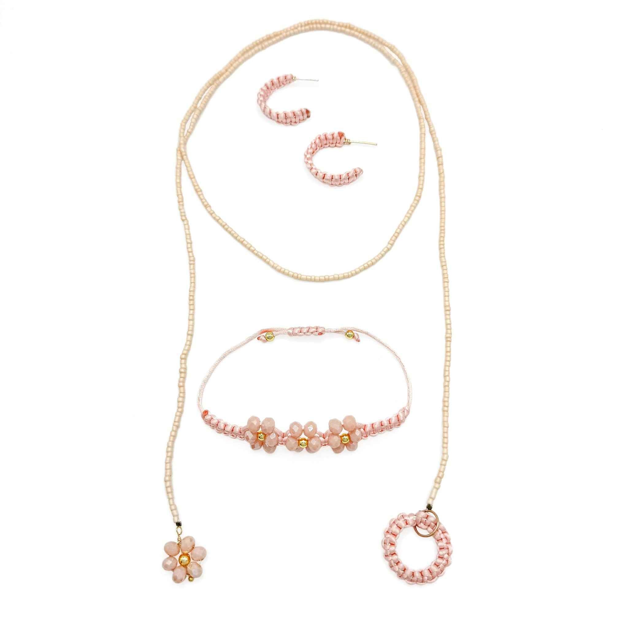 Peach Blossom necklace
