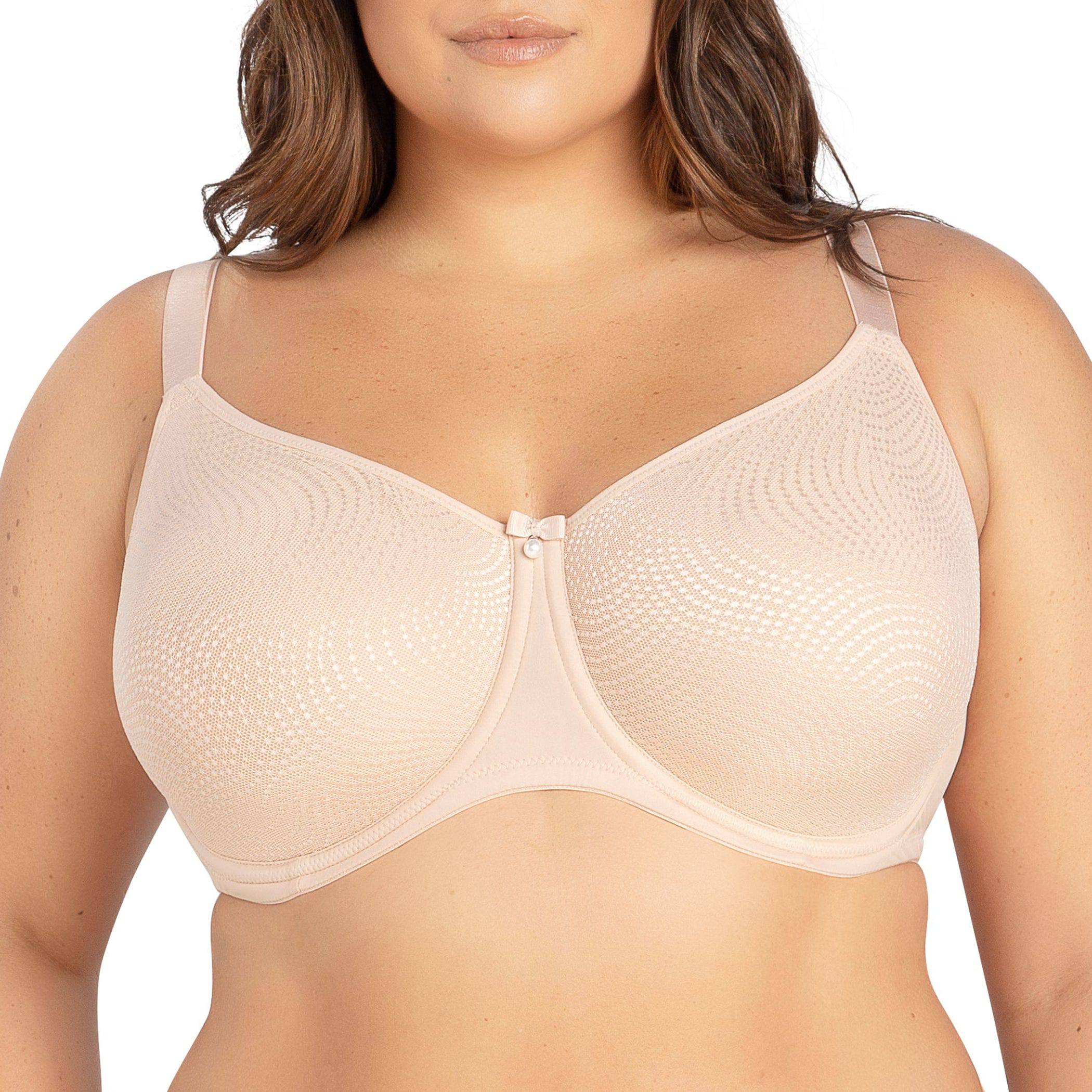 Pearl Minimizer Full Bust Padded Bra - Cameo Rose