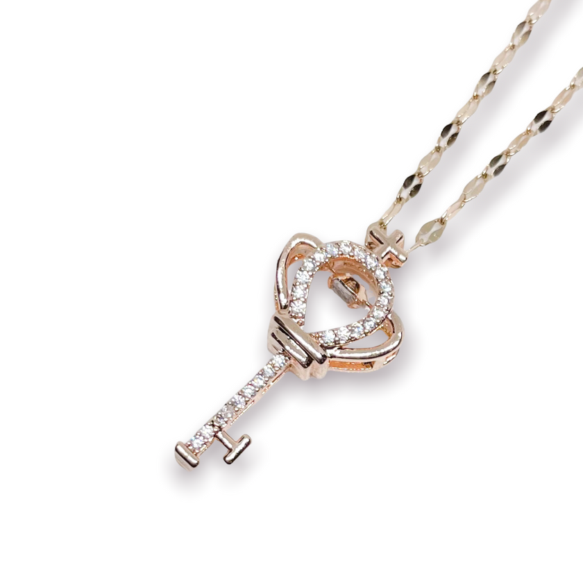 *Throbbing* Crown Key Necklace
