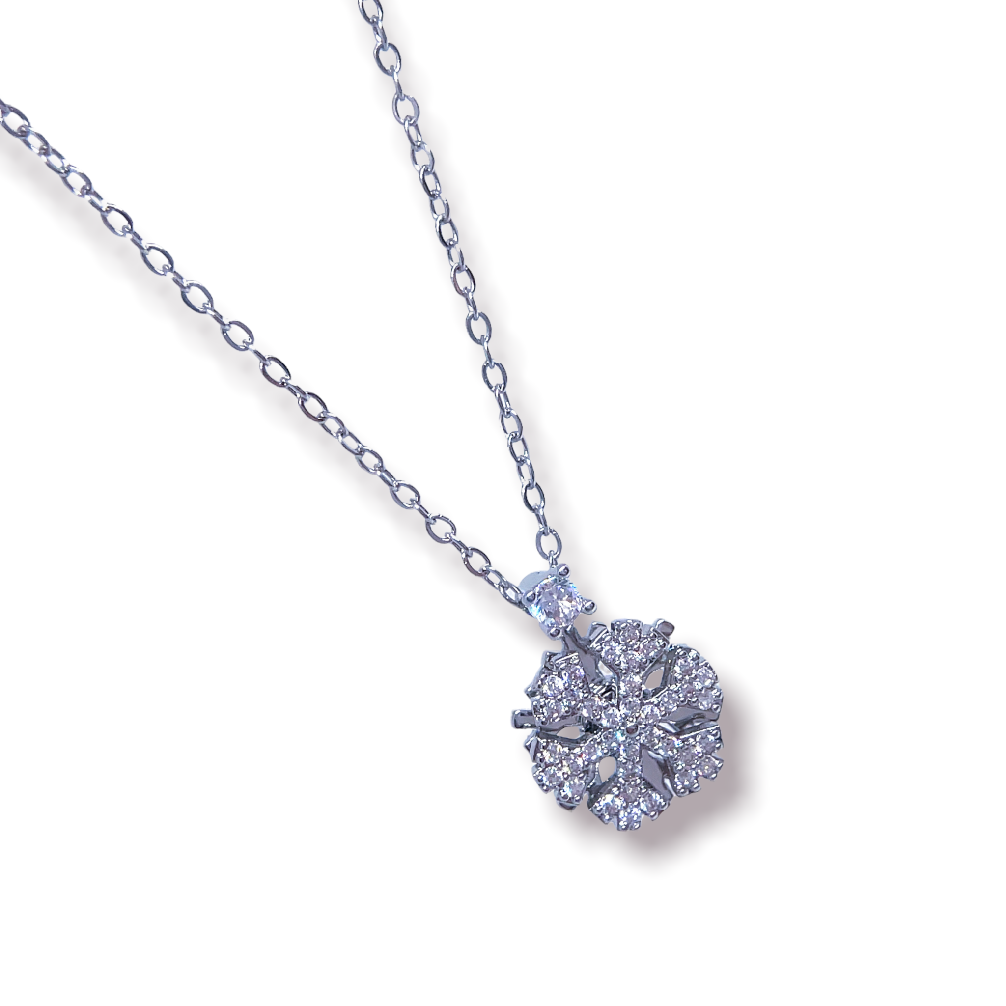 Lumi *Rotating Snowflake* Necklace