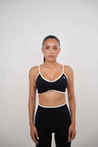 Passion is Power Black Sports Bra