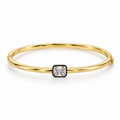 Georgian Emerald Cut Bangle