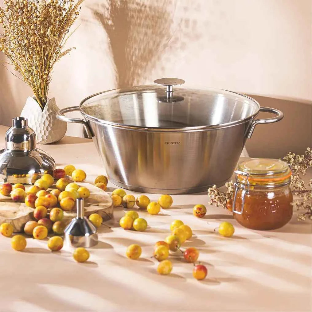 Preserve pan with glass Lid