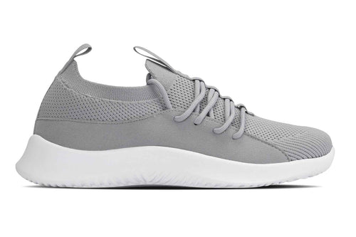 CALTO - Q134 - 2.4 Inches Taller (Light Gray/White Sole) - Ultra Lightweight Sneakers