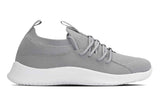 CALTO - Q134 - 2.4 Inches Taller (Light Gray/White Sole) - Ultra Lightweight Sneakers