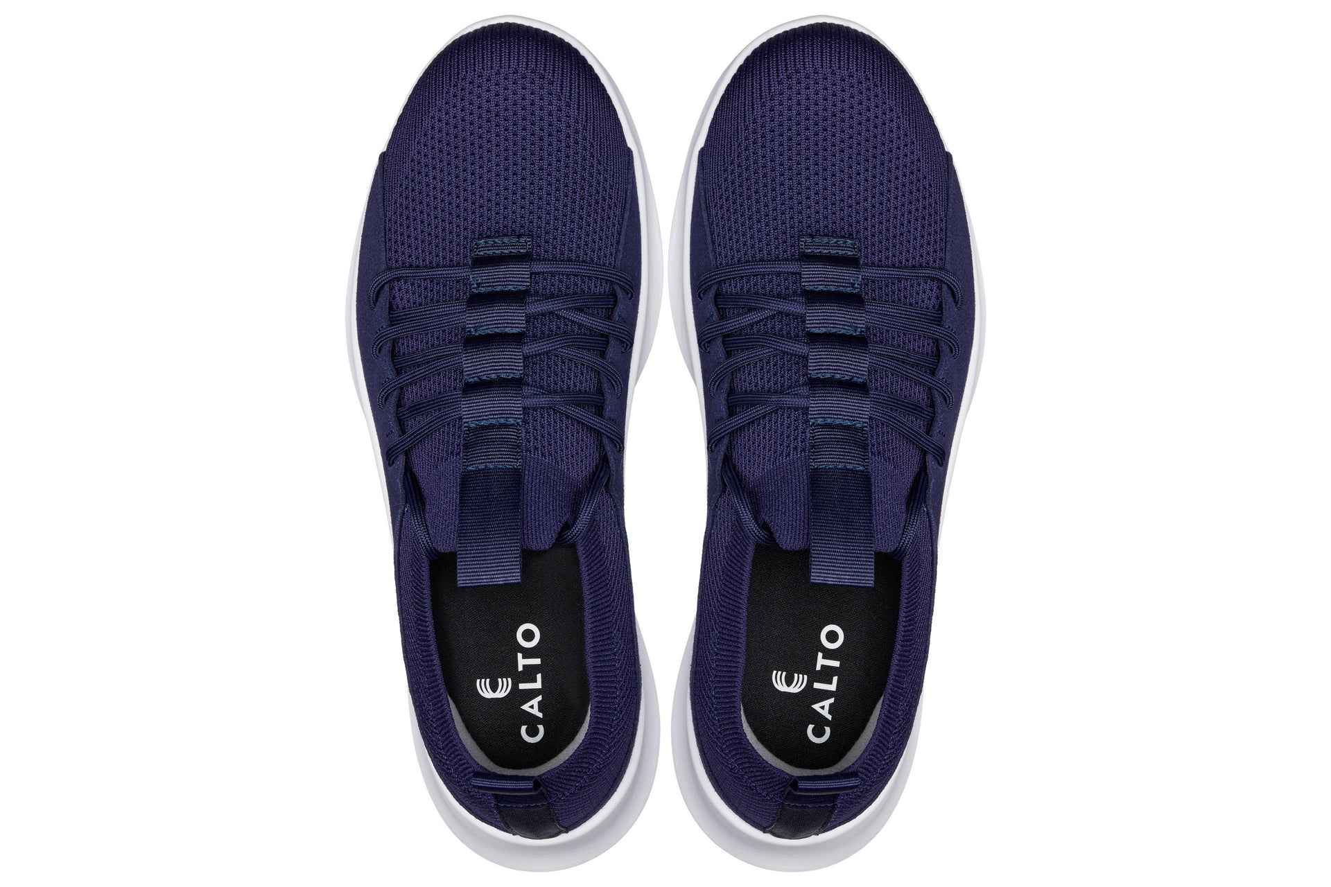 CALTO - Q135 - 2.4 Inches Taller (Navy/White Sole) - Ultra Lightweight Sneakers