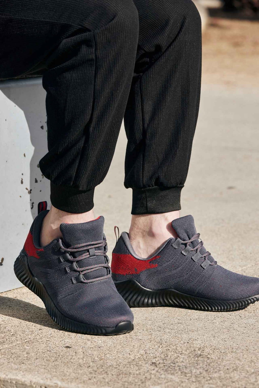 CALTO - Q218 - 2.8 Inches Taller (Grey/Red) - Ultra Lightweight