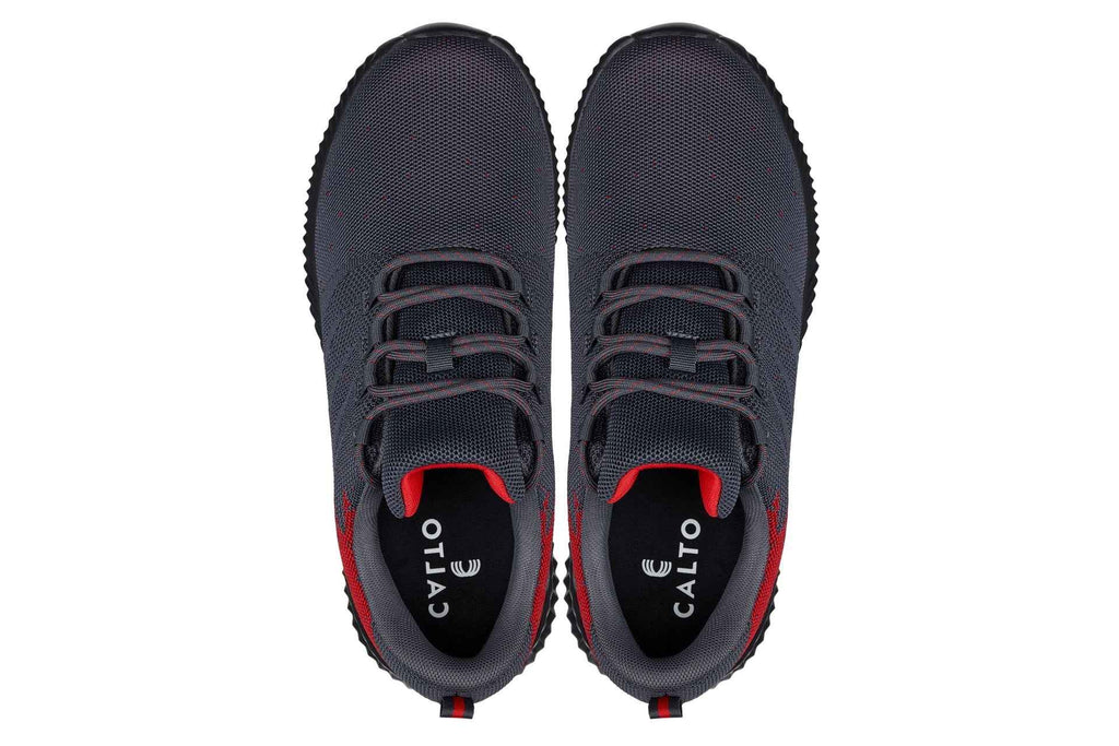 CALTO - Q218 - 2.8 Inches Taller (Grey/Red) - Ultra Lightweight