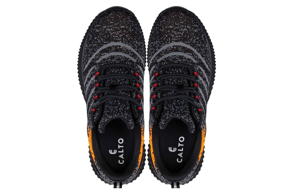 CALTO - Q219 - 2.8 Inches Taller (Neon Orange/Black/Grey) - Ultra Lightweight