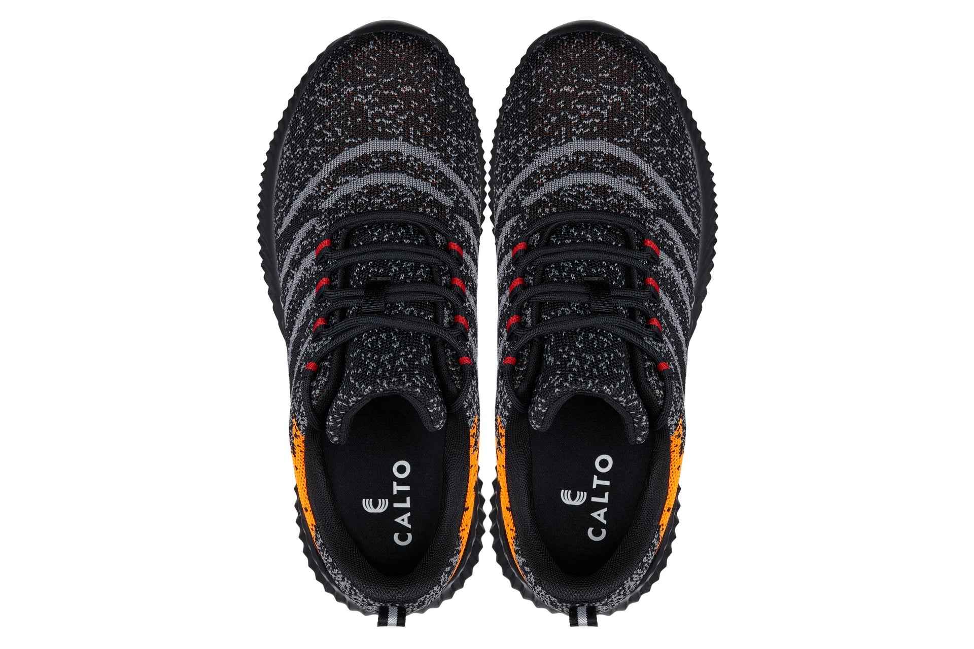 CALTO - Q219 - 2.8 Inches Taller (Neon Orange/Black/Grey) - Ultra Lightweight