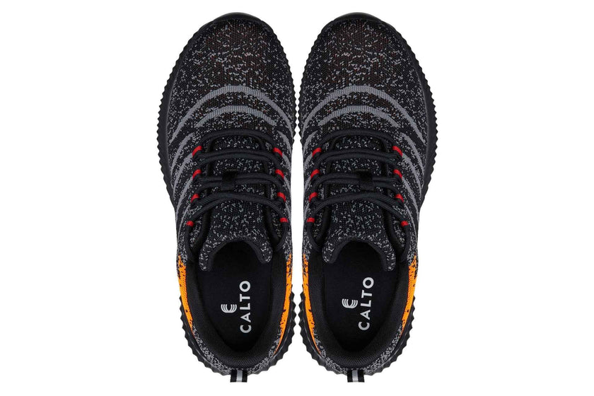 CALTO - Q219 - 2.8 Inches Taller (Neon Orange/Black/Grey) - Ultra Lightweight