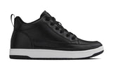 CALTO - Q271  - 2 Inches Taller (Black Noir) - Elevated Leatherette Micro-Perforated Sneakers