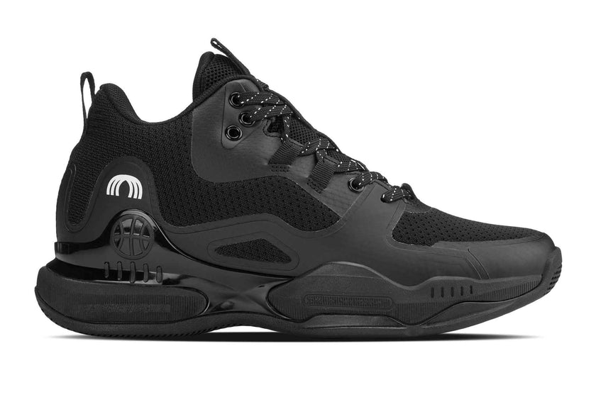CALTO - Q393 - 3 Inches Taller (Black) - Basketball High-Top Sneakers