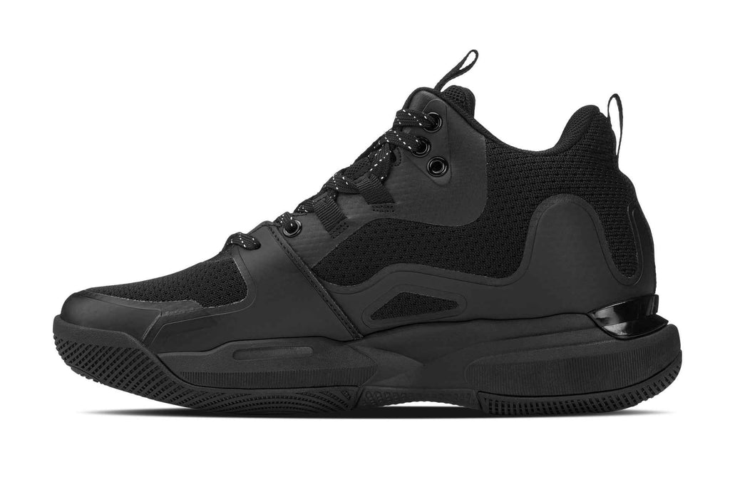 CALTO - Q393 - 3 Inches Taller (Black) - Basketball High-Top Sneakers