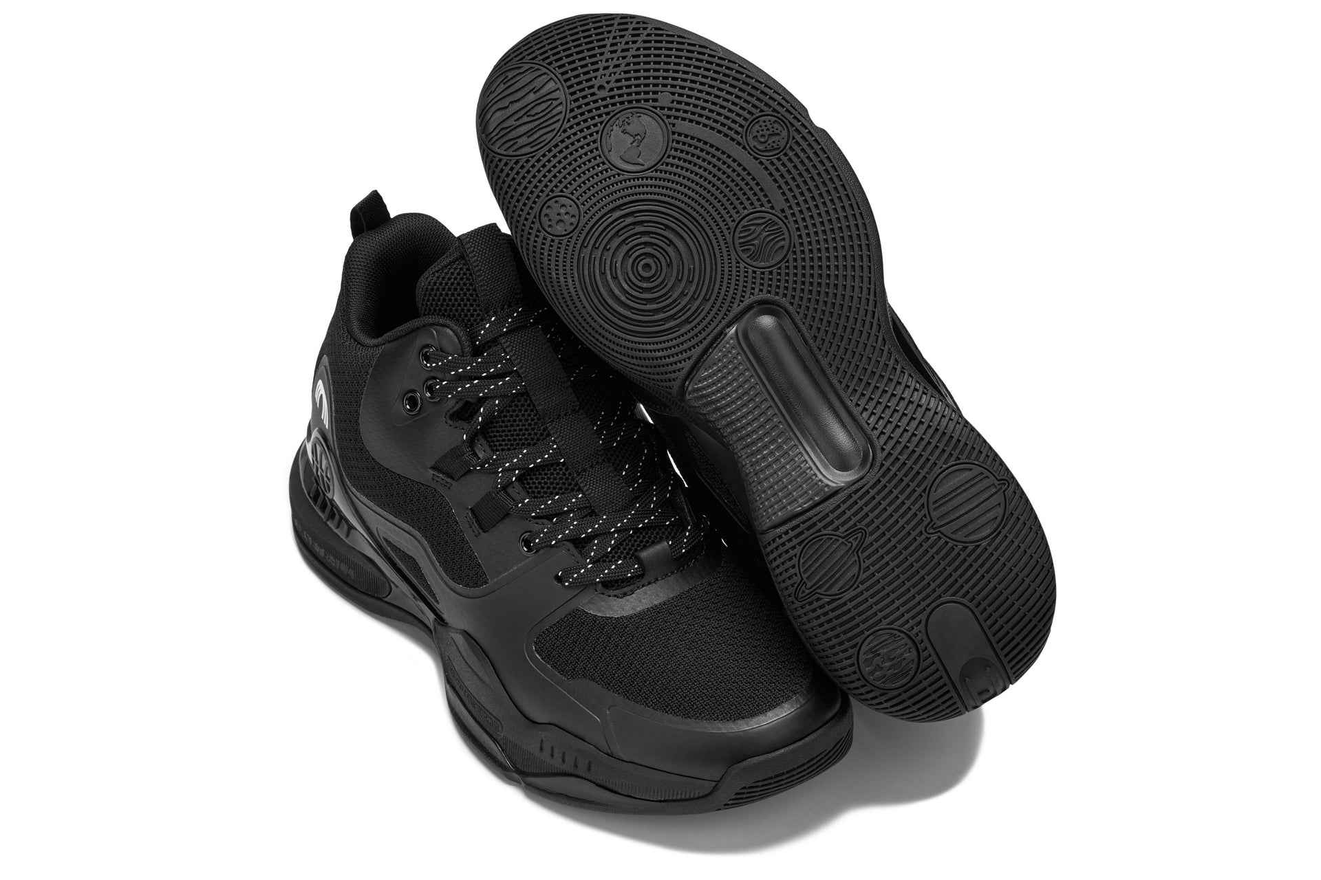 CALTO - Q393 - 3 Inches Taller (Black) - Basketball High-Top Sneakers