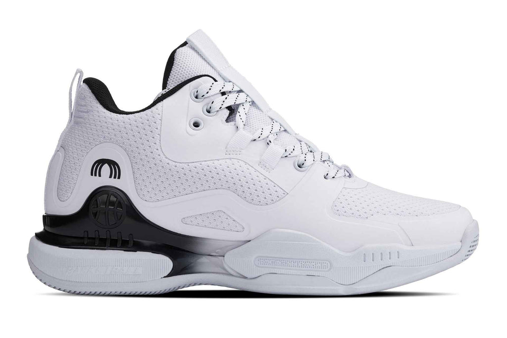 CALTO - Q394 - 3 Inches Taller (White/Black) - Basketball High-Top Sneakers