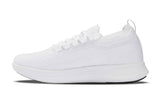 CALTO - QA061 - 2.4 Inches Taller (White/White Sole) - Lightweight Knitted Sneakers