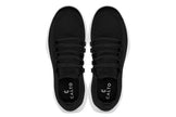 CALTO - QA062 - 2.4 Inches Taller (Black/White Sole) - Lightweight Knitted Sneakers