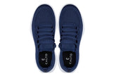 CALTO - QA063 - 2.4 Inches Taller (Navy/White Sole) - Lightweight Knitted Sneakers