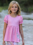 Pink Girls Farm Animals Bell Bottoms outfit