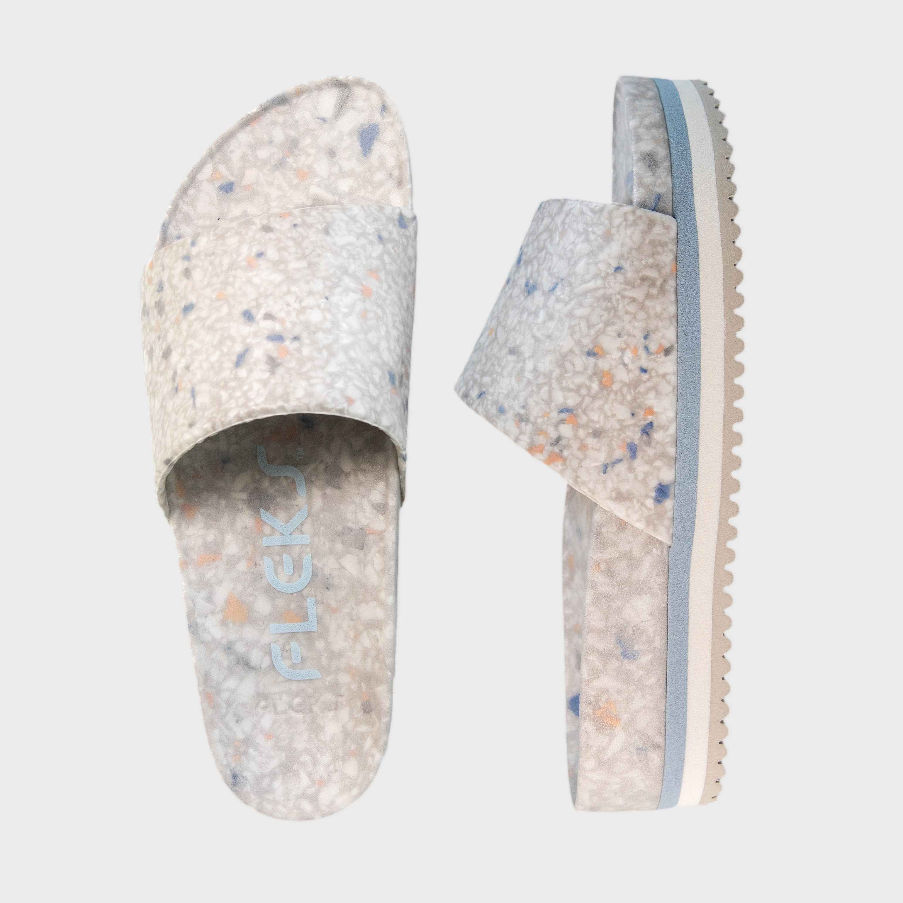 East Beach Slide Platform - Faded Denim