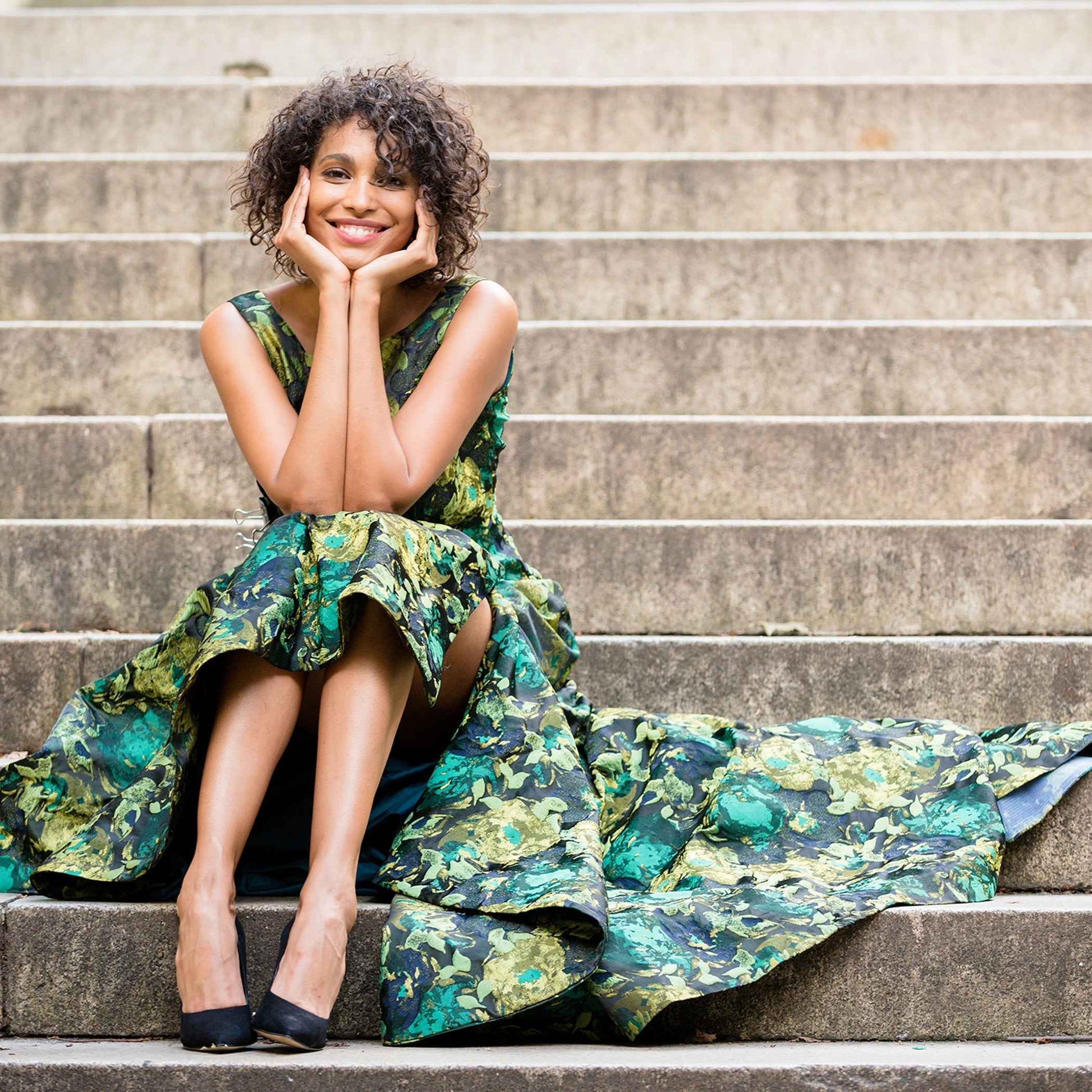 LS Front Zipper Beaded Sheath