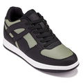 CALTO - S2533 - 2.2 Inches Taller (Black/Green) - Contemporary Casual Sneaker