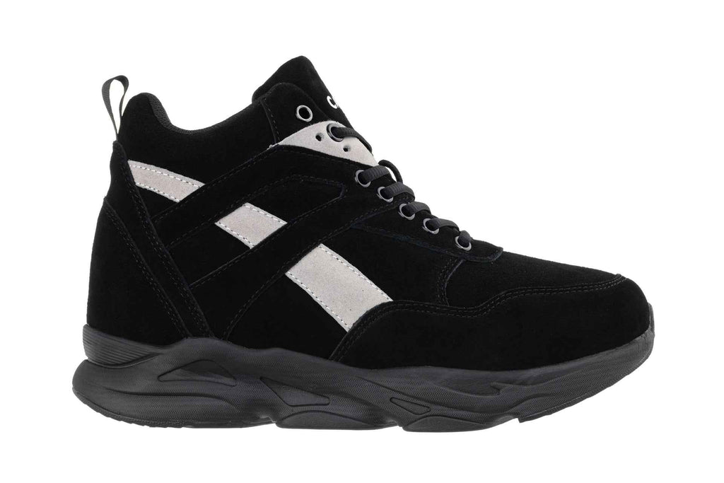 CALTO - S33594 - 4 Inches Taller (Black/Grey) - Sneakers