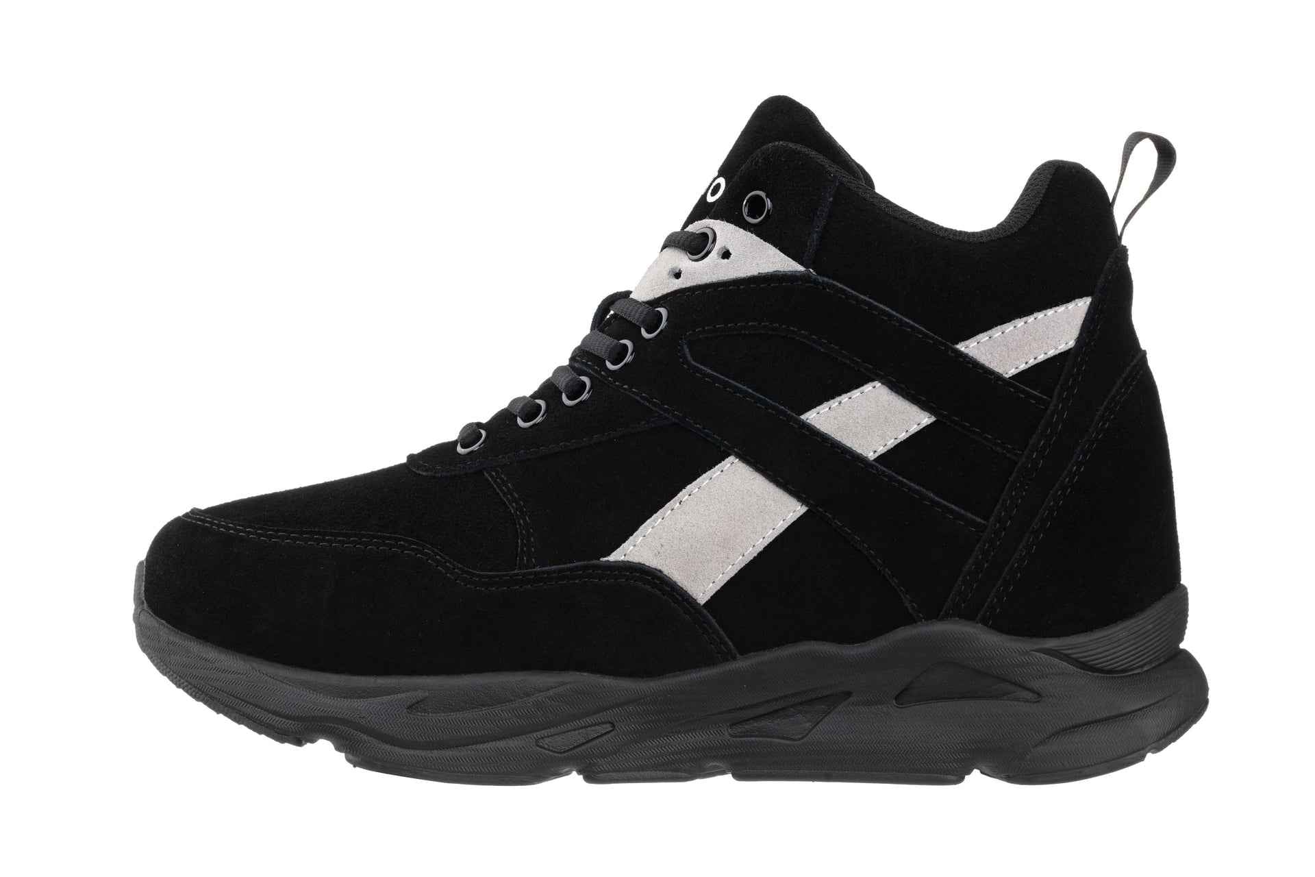 CALTO - S33594 - 4 Inches Taller (Black/Grey) - Sneakers