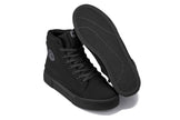 CALTO - S3421 - 2.4 Inches Taller (Black) - Cap Toe High Top Zip-Up Sneaker Boots