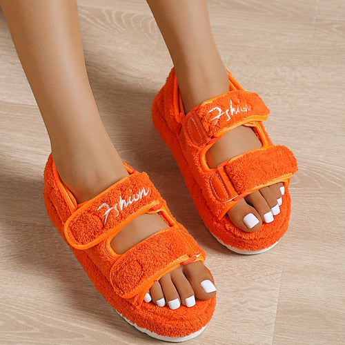 Women Sandals Fluffy Fashion Female Platform Sandals