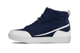 CALTO - S4132 - 2.6 Inches Taller (Navy/White Sole) - Corduroy Ankle Top Sneak-boot