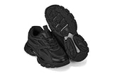 CALTO - S5282 - 2.6 Inches Taller (Jet Black/Onyx Sole) - Chunky Sole Sporty Sneakers