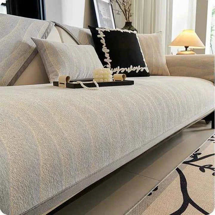 Green Couch Cover – Durable, Machine-Washable Slipcover for 2/3/4 Seater Sofas