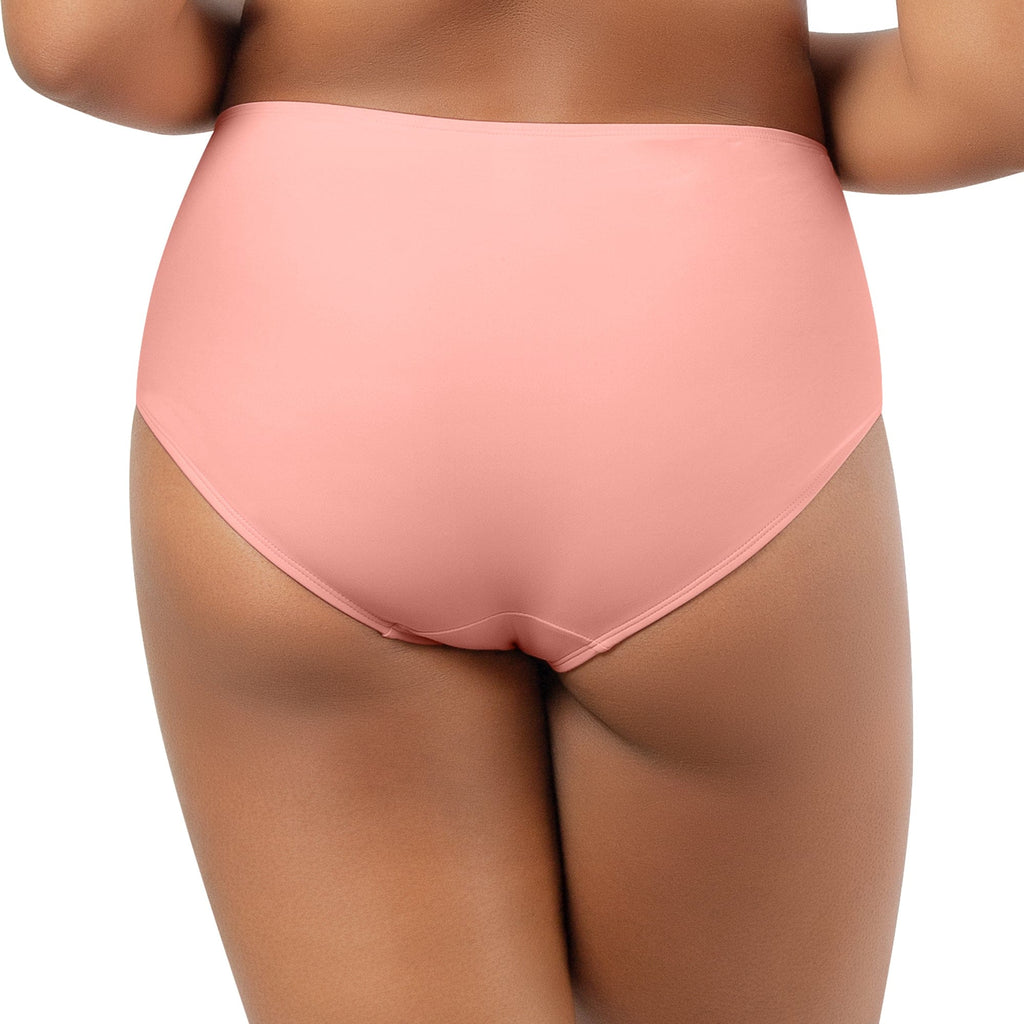 Brigitte Highwaist Bikini Bottom - Peach Bud