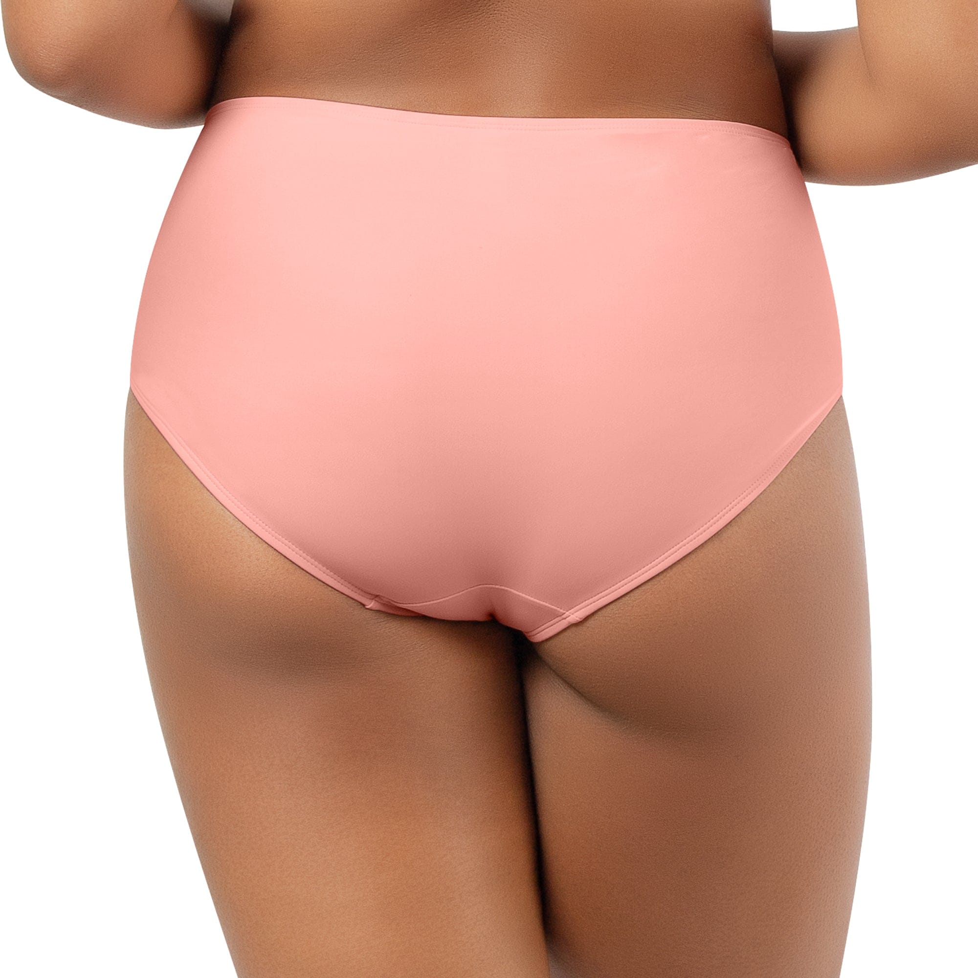 Brigitte Highwaist Bikini Bottom - Peach Bud