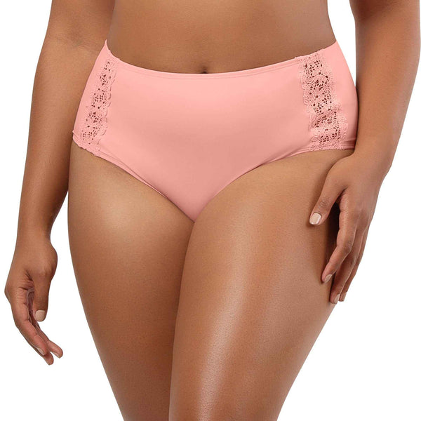 Brigitte Highwaist Bikini Bottom - Peach Bud