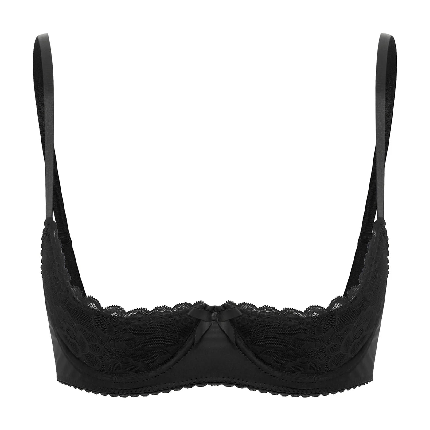 Lace Bra Women's Lingerie Underwire Half Cup Push Up Brassiere