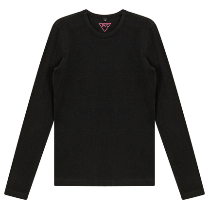 Ribbed Crew Neck Tee