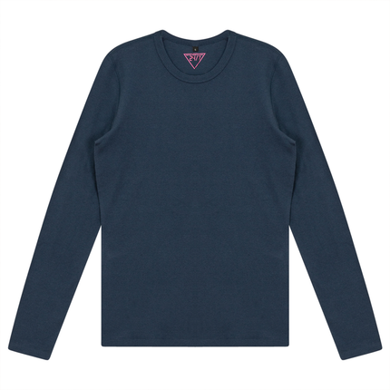 Ribbed Crew Neck Tee