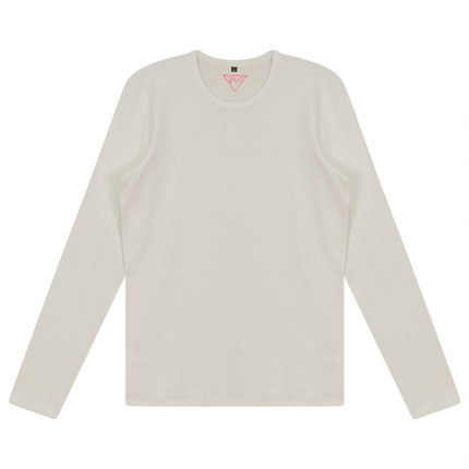 Ribbed Crew Neck Tee