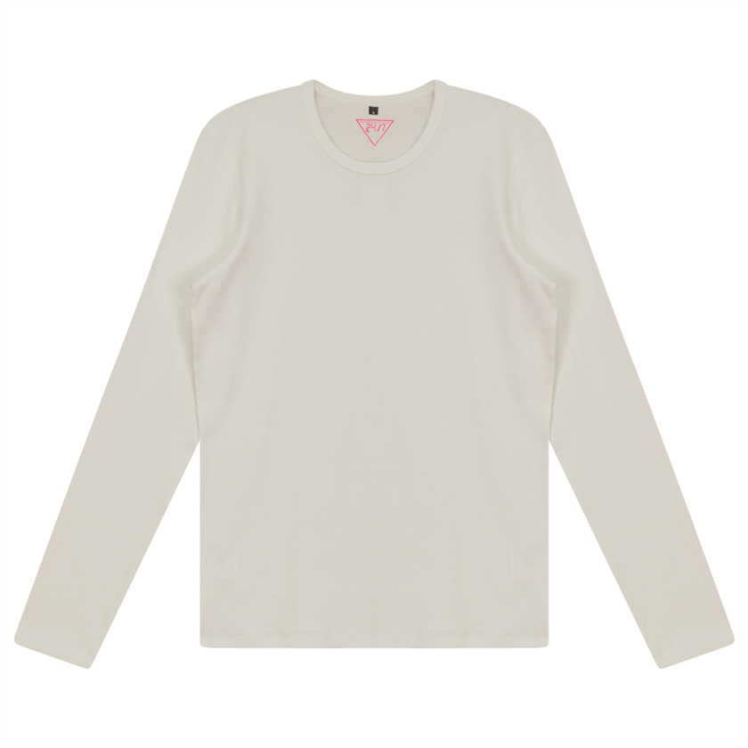 Ribbed Crew Neck Tee