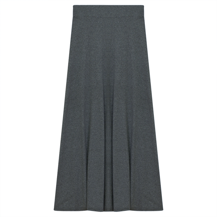 Ladies Cotton Stretch Long Skirt