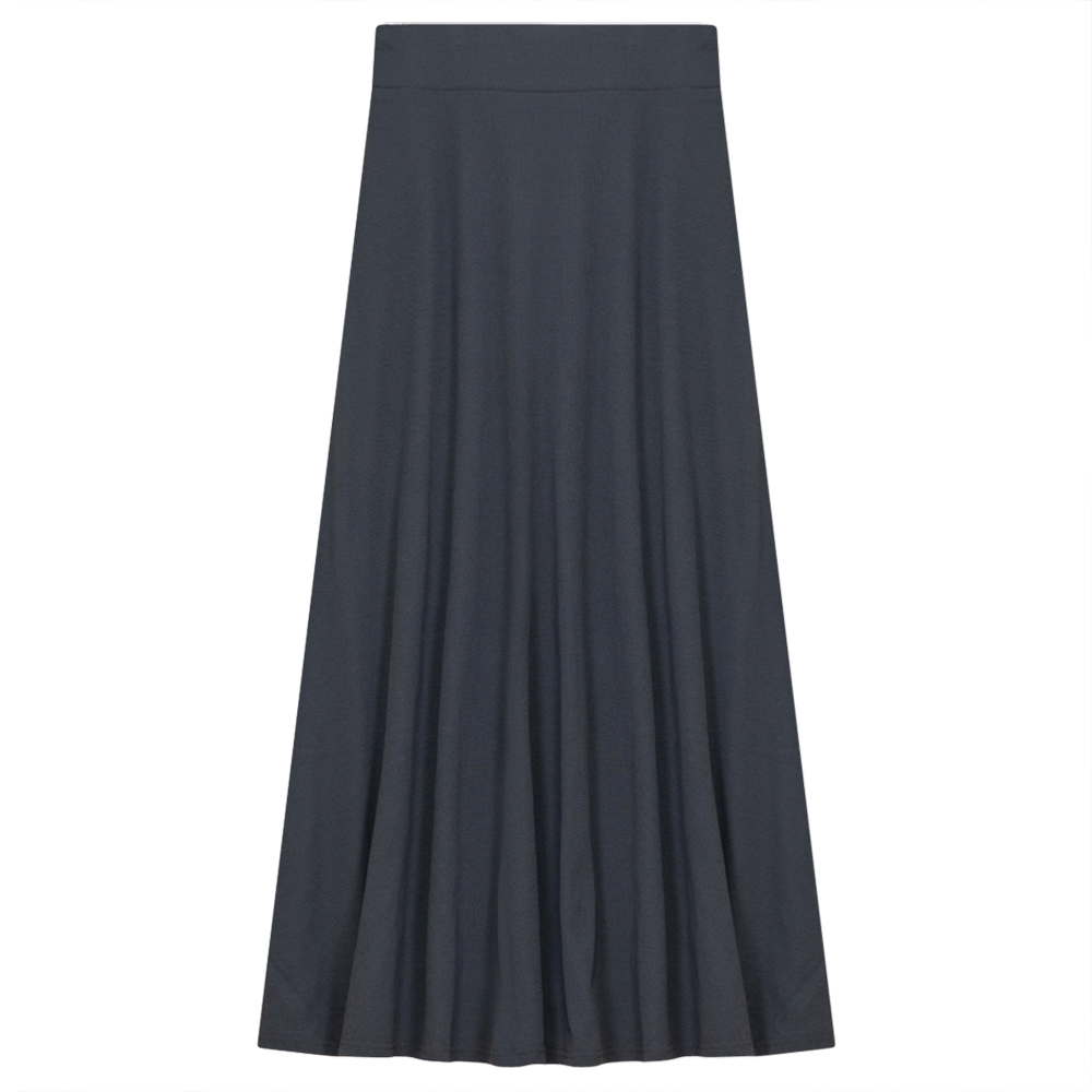 Ladies Cotton Stretch Long Skirt