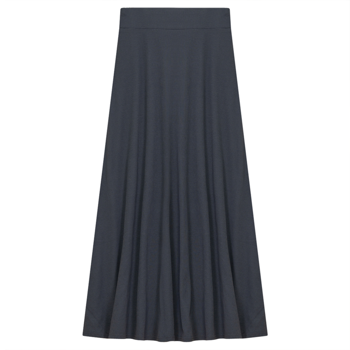 Ladies Cotton Stretch Long Skirt