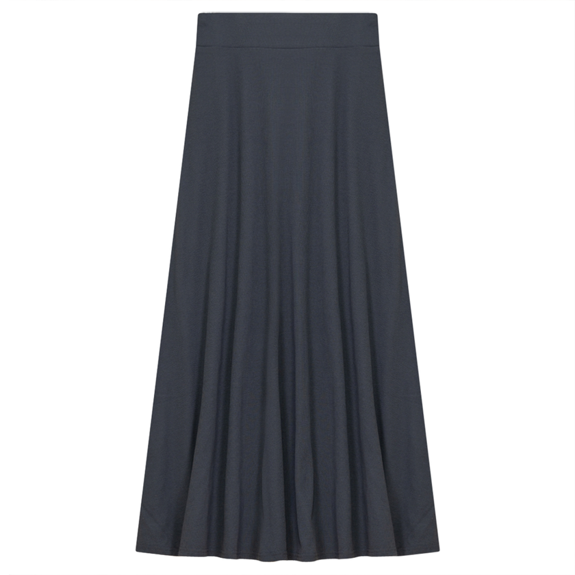 Ladies Cotton Stretch Long Skirt