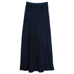 Long Denim Wash Skirt