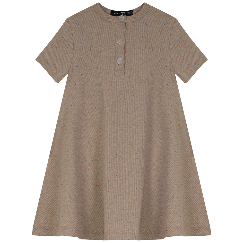 Speckled Rib Girl's Henly Dress