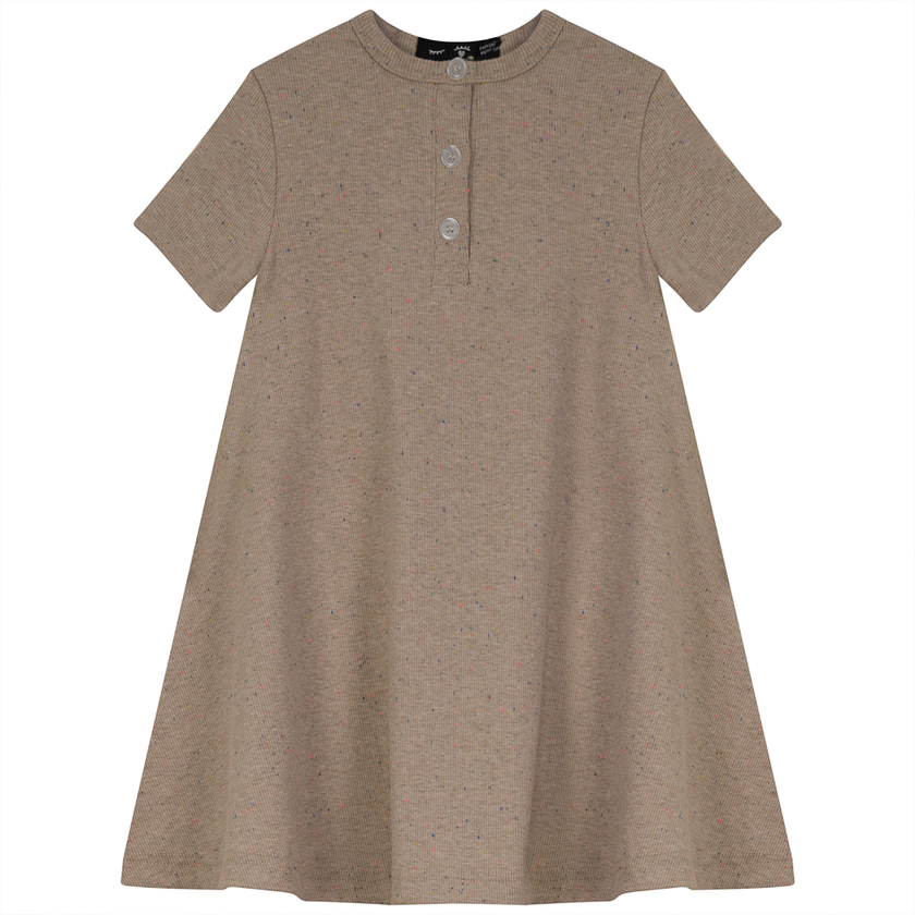 Speckled Rib Girl's Henly Dress