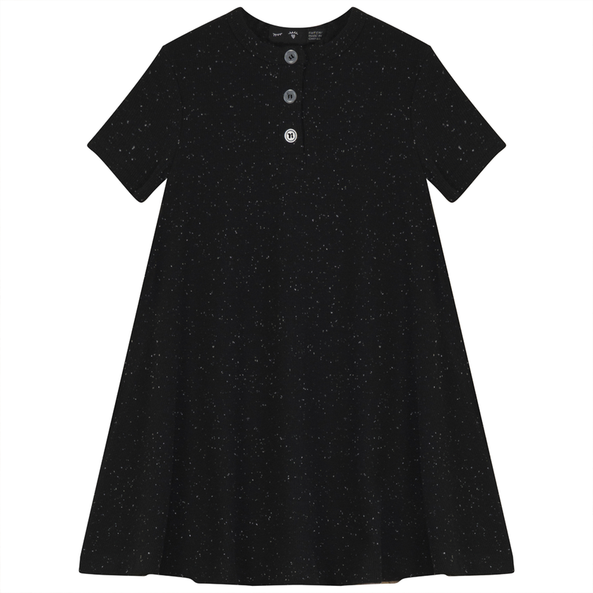 Speckled Rib Girl's Henly Dress